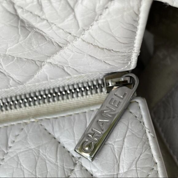 Chanel Matellase Quilted Lambskin Leather Tote Handbag - Picture 8 of 12